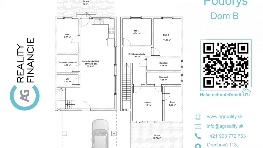 AG reality I PREDANÝ   POSLEDNÝ - 5 izb RD -mezonet  Miloslavov